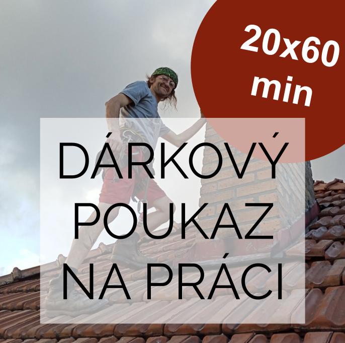 Dárkový poukaz na 20x 60 minut práce kolem domu, v lese i na zahradě
